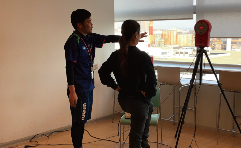 測定結果が見えることで運動習慣の定着につなげます!