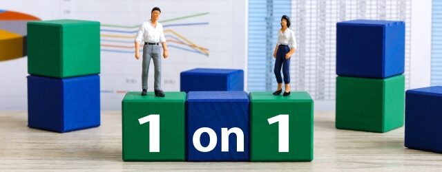 1on1の目的や効果とは？進め方や実施するメリット、定着させるためのポイントを解説のアイキャッチ画像