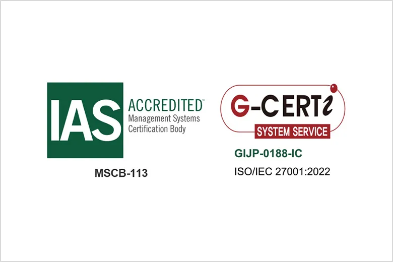 ISMS 認証(ISO27001) ロゴ画像