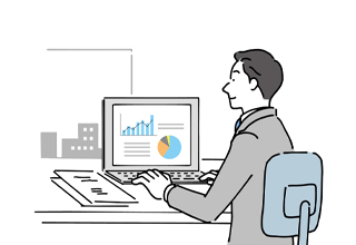 低コストでデータ化したい男性