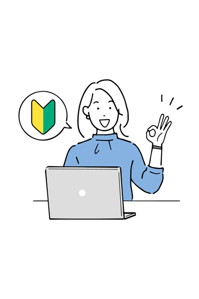 フォローに安心する女性