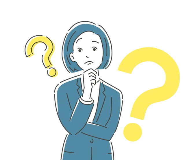 他社のサポートの価格が妥当かどうか、相場が分からず悩む女性社員