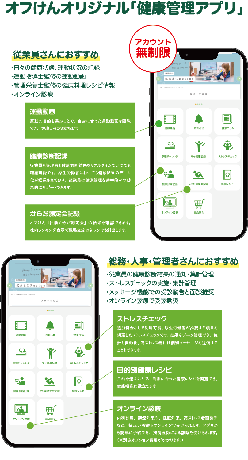 健康管理アプリ