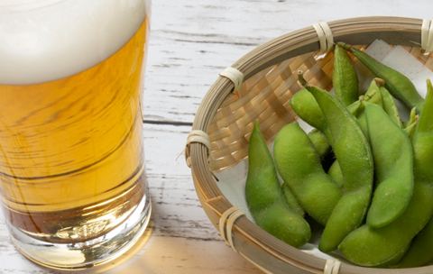 寂しくなったらビールとえだまめで心を落ち着かせます