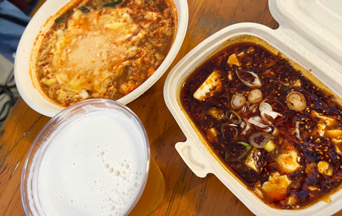 激辛フェスで食べた旨辛の麻婆豆腐とラーメン