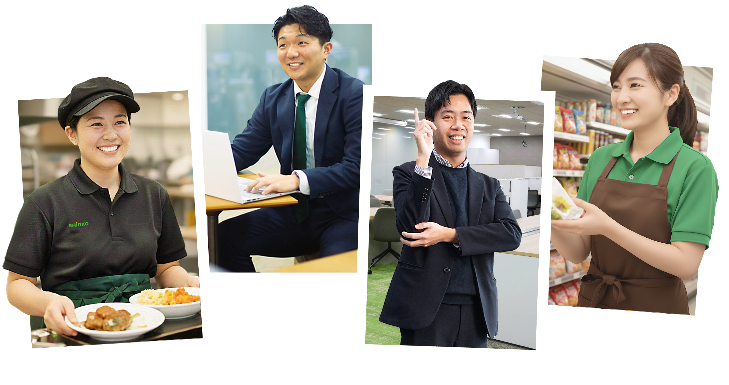 営業・売店スタッフ・食堂スタッフなど多岐にわたる職種を募集しています